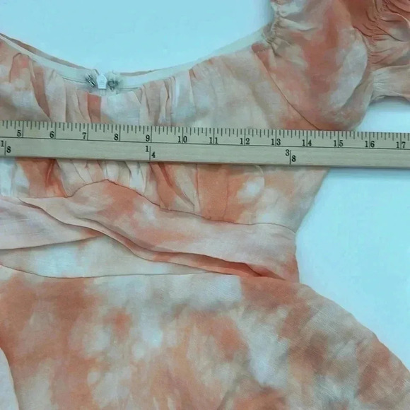 Selfie Leslie Linka Off-Shoulder Tie Back Romper Dress - Picture 7 of 9